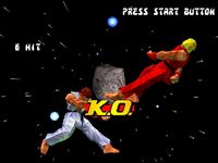 une photo d'Ã©cran de Street Fighter EX plus Alpha sur Sony Playstation